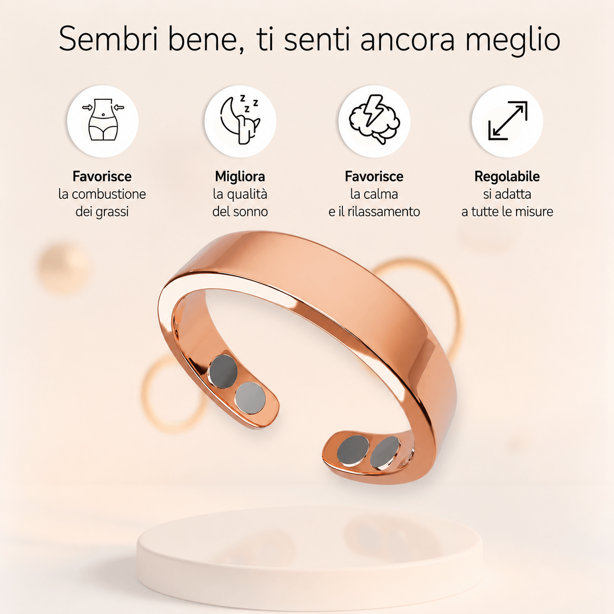 Healring™ Anello magnetico per agopressione