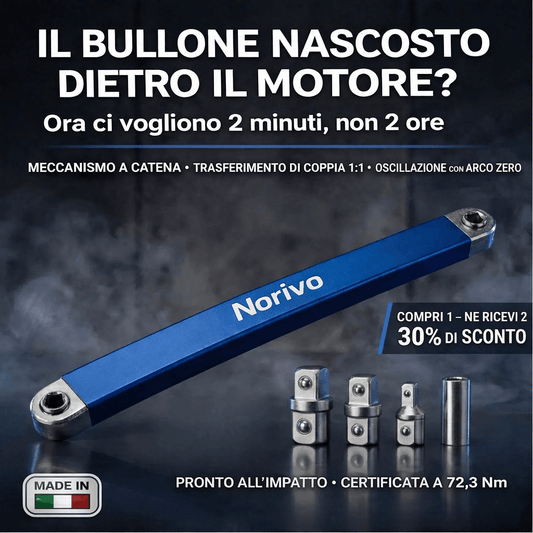 Proset - Chiave a bussola con prolunga