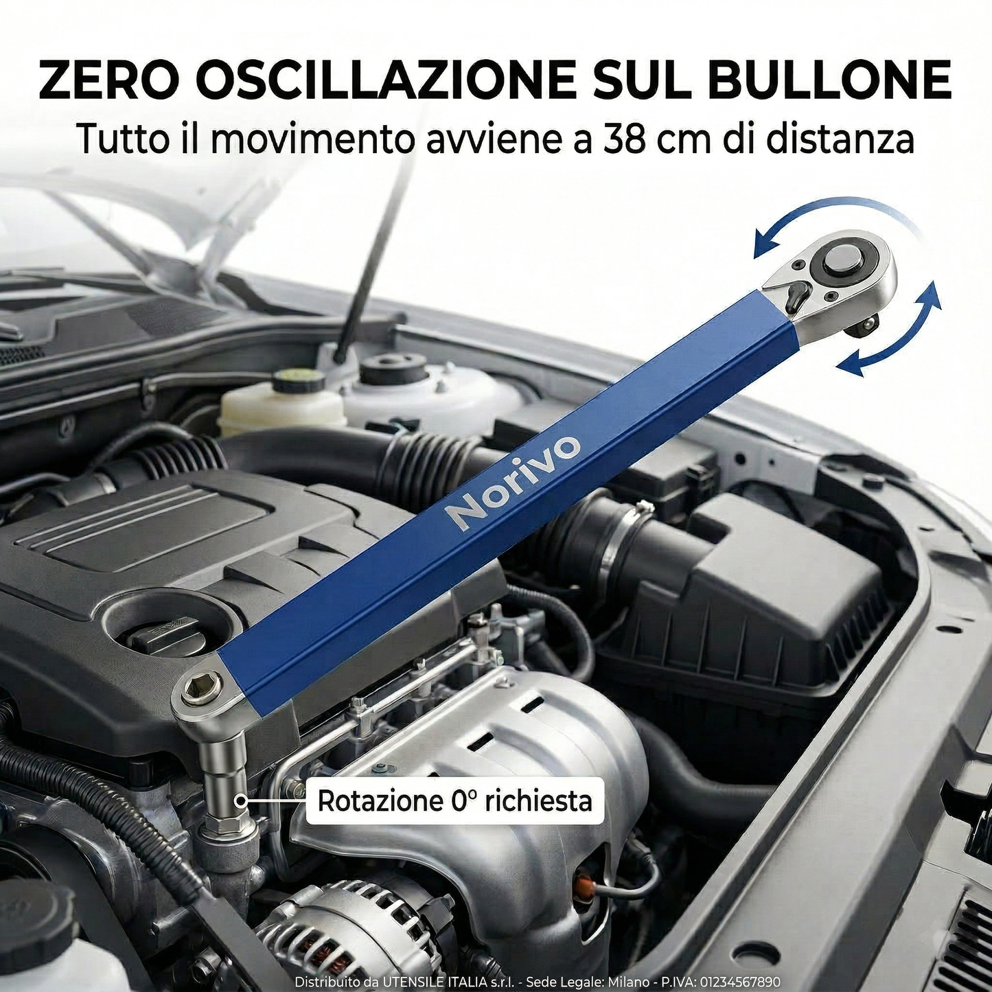 Proset - Chiave a bussola con prolunga